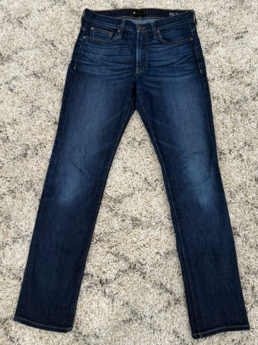 Madewell Men's Slim Cut Dark Wash Jeans - 30 x 32